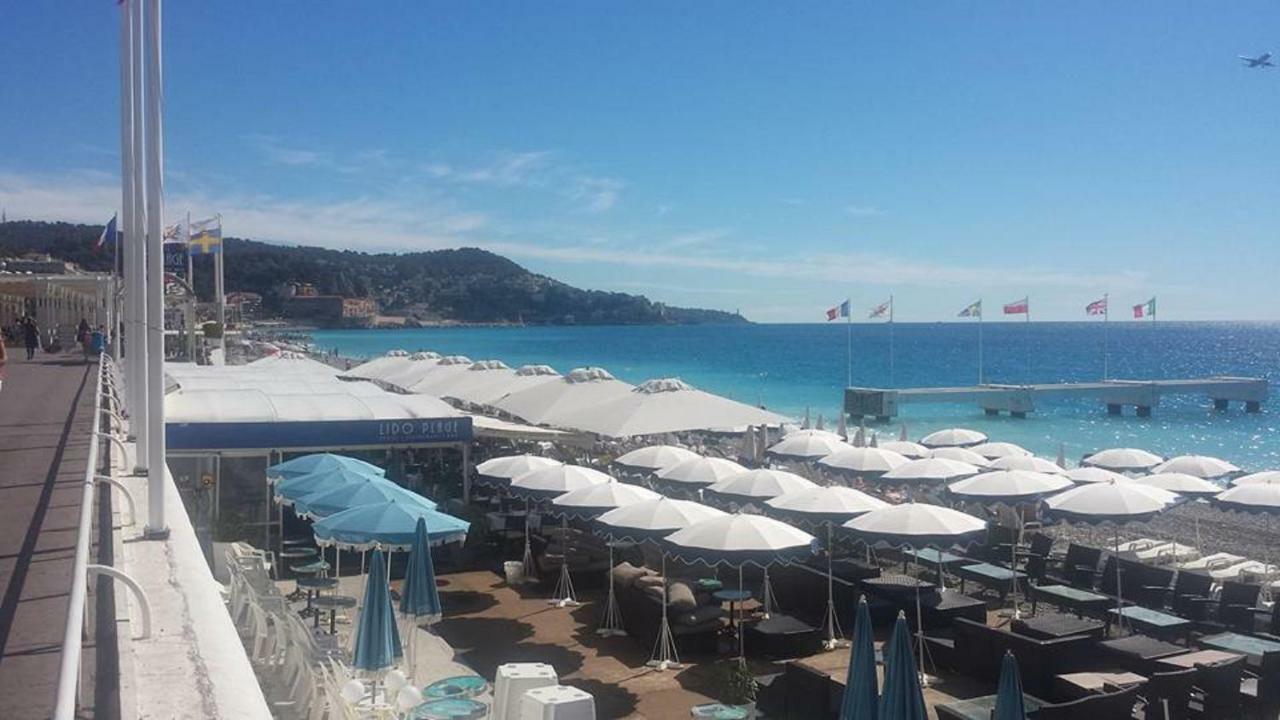 Beachfront Apartment Promenade Des Anglais Ніцца Екстер'єр фото