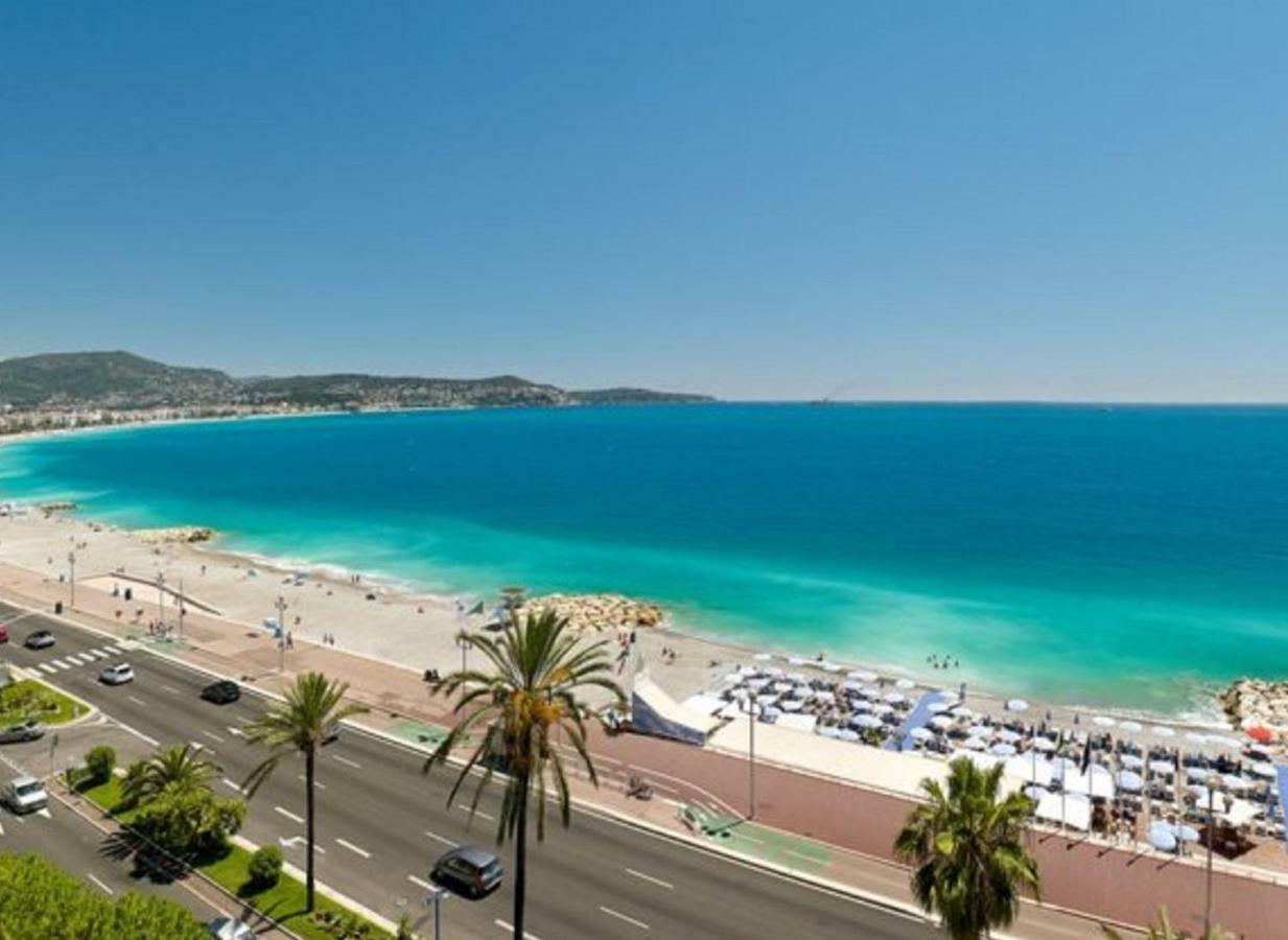 Beachfront Apartment Promenade Des Anglais Ніцца Екстер'єр фото